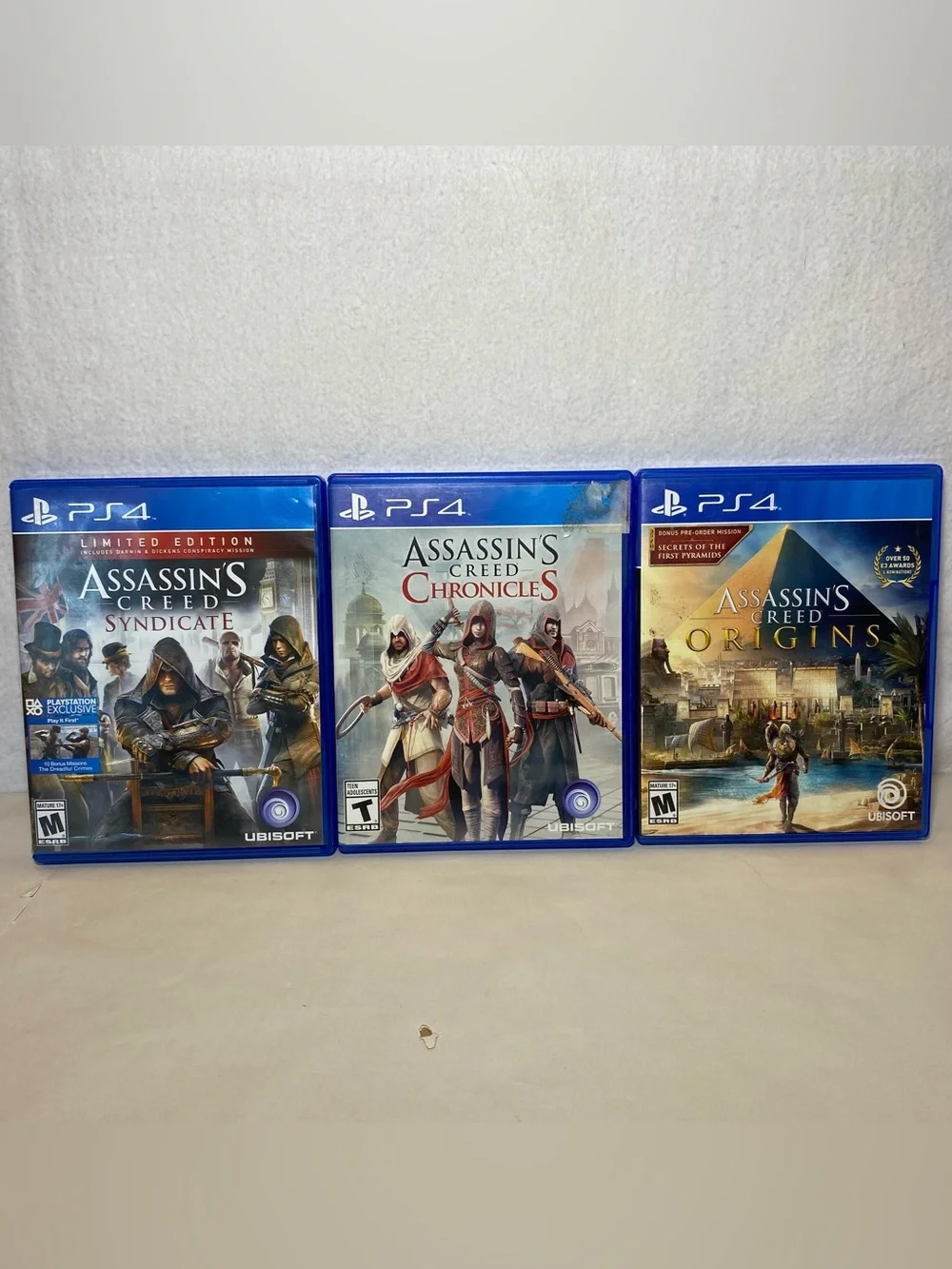 PlayStation 4 Assassin's Creed Syndicate Limited Ed Chronicles Origins PS4 LOT